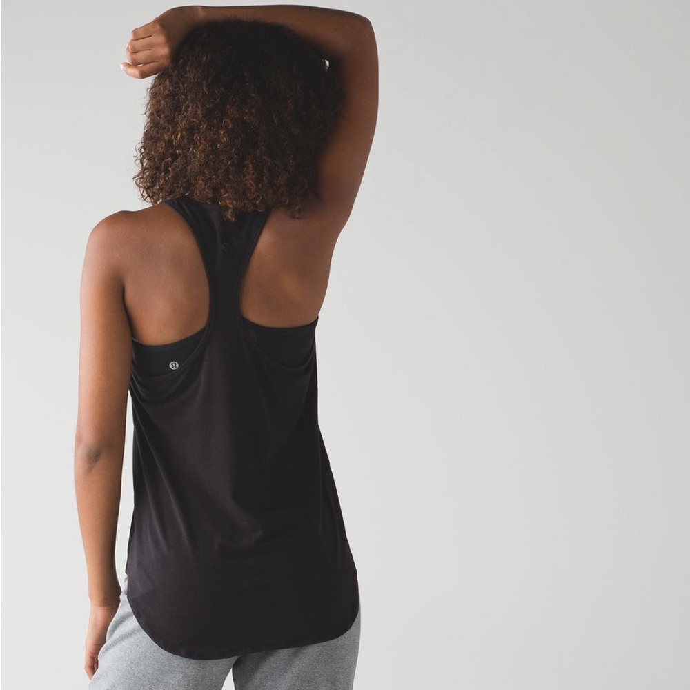 Lululemon Yogi Racerback Tank Black Size 6-8